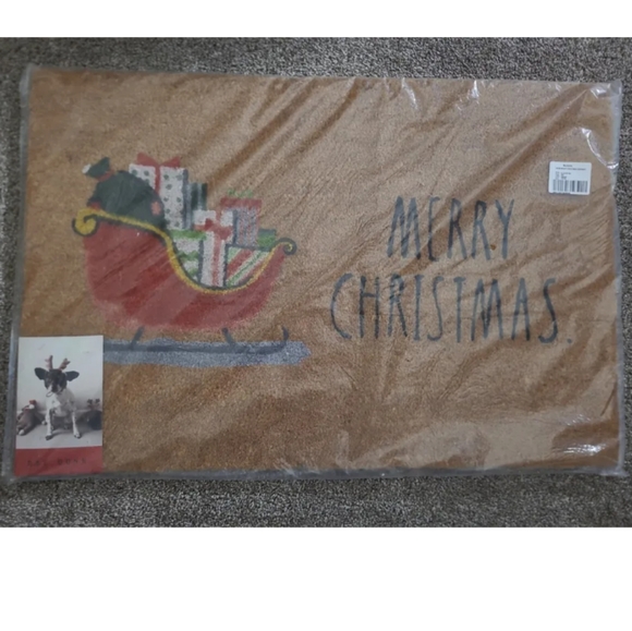 Rae Dunn Christmas Mat - Picture 2 of 2